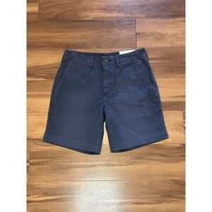 NWT American Eagle Next Level Flex Classic 8" Navy Blue Chino Shorts Men Size 29